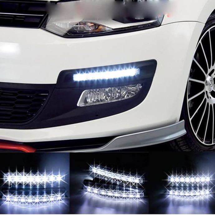 Running Light Car 8 LED Car fog Lights styling auto lamp light Bulbs