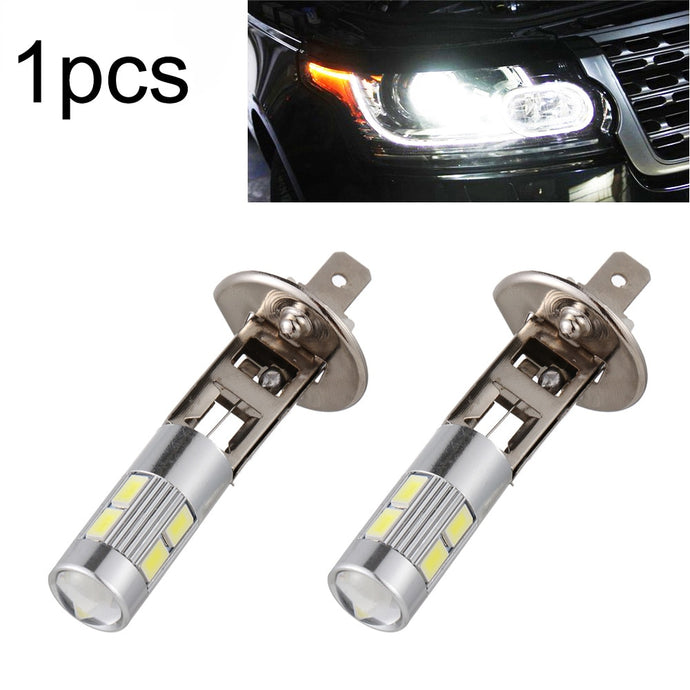 1 Pcs 6000K DC 12V 5630 SMD 10 LED H1 Car Lamp Fog Driving Light Bulb